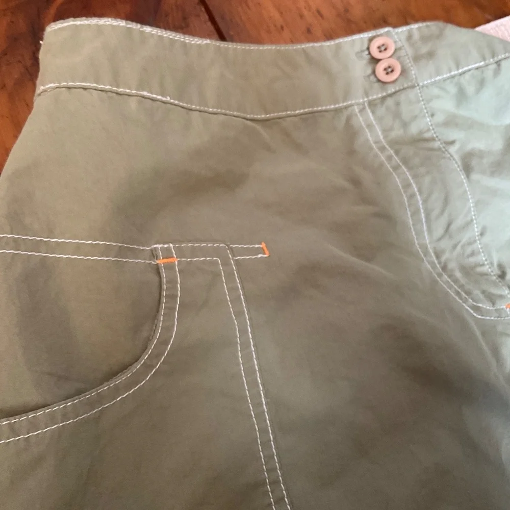 Safari green cargo skirt by Dakini size 10 - Picture 12 of 12